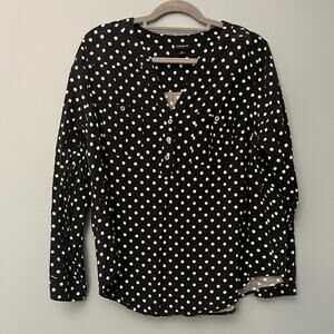 Torrid Polka Dot Blouse